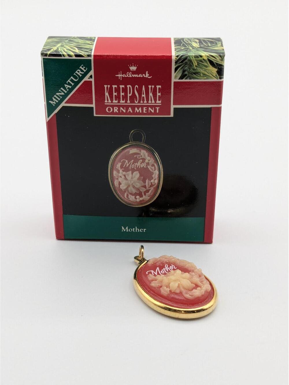 Hallmark Keepsake Mother Miniature Ornament 1990, New in Box